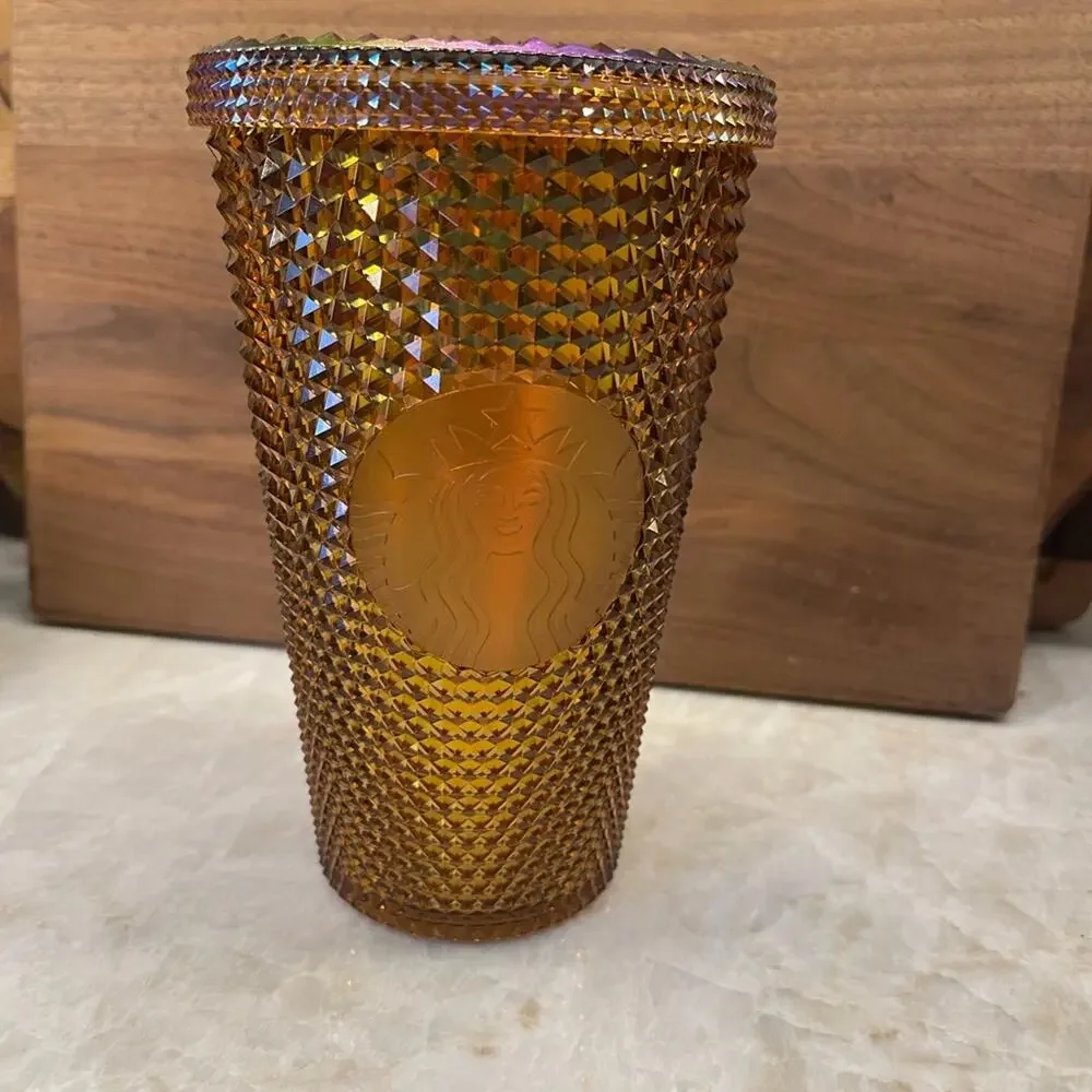 Starbucks Amber Textured Tumbler 50th anniversary